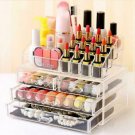 Acrylic Makeup Case Cosmetic Storage Organizer Jewelry Display Drawer Holder Box