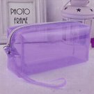 Pencil Storage Stationery Various Color Pouch Clear Zipper bag Cosmetic