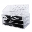 Acrylic Makeup Organizer Drawers Cosmetic Case Holder Jewelry Storage Box WH