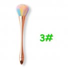 Colorful Nail Art Dust Soft Cleaning Brush Powder Removal Manicure Makeup Tools
