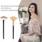 Fan Shape Makeup Brush Foundation Base Cheek Blush Powder Face Cosmetic Pen S1