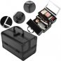 Aluminum Makeup Train Case w/Handle Jewelry Box Cosmetic Organizer Storage 9''
