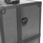 Aluminum Makeup Train Case w/Handle Jewelry Box Cosmetic Organizer Storage 9''