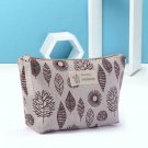 Printed Cosmetic Bag Multi-function Canvas Purse Makeup Wash Storage Pouch S1
