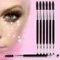 6pcs Double Ended Eyebrow Brush Eyelash Brush Wooden Handle Eye Makeup Tool USA