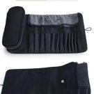 Rolling Fold Travel Organizer Cover Cosmetic Bag Waterproof Makeup Brush Storage