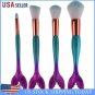 4pcs Professional Foundation Powder Eyeshadow Face Brush Makeup Brushes Set