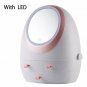 Portable LED Mirror USB Charging Makeup Dustproof Waterproof Storage Box Drawer