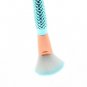 7pcs Green Gradient Purple Beauty Fishtail Makeup Brush Set S1