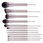 Professional Makeup Brushes Kit Kabuki Blending Blush Concealer Brush&PVC Bag
