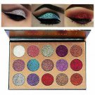Paleta De Sombras De Ojos Polvo Nocturne Mate Brillo Resplandecer Con Espejo PRO