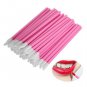50pcs Disposable Makeup Lip Brush Lipstick Gloss Wands Makeup Applicator FL