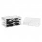 Acrylic 4 Drawer Makeup Case Cosmetic Brush Organizer Jewelry Holder Storage Box