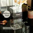 Clear Cosmetics Makeup Brush Holders With Lid Dustproof Organizer Storages Cases