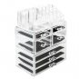 Large Capacity Acrylic Cosmetics Storage Rack With 7 Drawers Transparent BR
