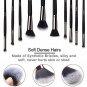 Makeup Brushes 24pcs Makeup Brushes Set Kabuki Foundation Blending Brush Face