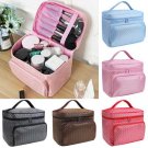 Women's Make Up Travel Wash Bags Cosmetic Organizer Zipper Beauty Pouch Case US