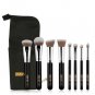 8PCS Makeup Brushes With Bag Kit Professional Blending Cosmetic Tool Set