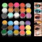 30 Colors Matte Eyeshadow Makeup Kit Shimmer Glitter Eye Shadow Powder US
