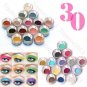 30 Colors Matte Eyeshadow Makeup Kit Shimmer Glitter Eye Shadow Powder US