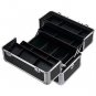 Aluminum Cosmetic Makeup Box Train Large Storage Space Organizer Case