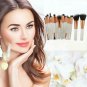 22pcs Beauty Makeup Brushes Set Eye Shadow Blush Lip Brush Kit (White Gold)