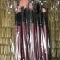 NEW 12 Pc. Makeup Brush Set With Soft Nylon Bristles & Pink Handles