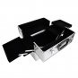 Portable Aluminum Makeup Storage Box Beauty Train Case Organizer Lockable W/ Key