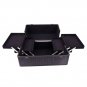 Portable Aluminum Makeup Storage Box Beauty Train Case Organizer Lockable W/ Key