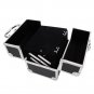 Portable Aluminum Makeup Storage Box Beauty Train Case Organizer Lockable W/ Key