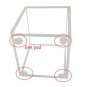 Acrylic Flower Box Clear Decor Square Rose Pot Holder Cosmetic Makeup Organizer