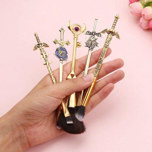 Brush Set Makeup Tool Anime Brushes Eyeshadow Cosmetic Pincel Maquiagem 5Pcs
