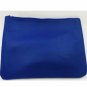 Blue Vegan Leather Case Makeup Bag Zipper Cosmetics