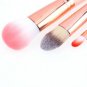 7pcs/set Wood Makeup Brush Foundation Contour Concealer Blush Pen Beige S1