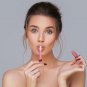 50pcs Disposable Makeup Lip Brush Lipstick Gloss Wands Applicator (Pink)