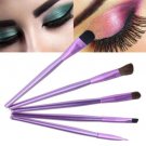 Stylish Eye Makeup Brushes Set Eyeshadow Eyebrow Tool  Round Can Packed