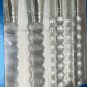 Makeup brush Set,Clear Diamond Bubble Handle, Pink White Makeup Brushes NIB