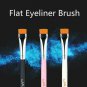 Single Wood Handle Eyebrow Flat Brush Eye Beauty Makeup Cosmetic Pens Tools S1