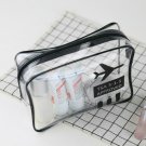 Unisex TPU Transparent Waterproof Cosmetic Bag Travel Makeup Organizer Case S1