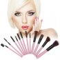 New 12Pcs Pro Brushes Makeup Comestic Tool with Holder FL