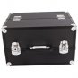 Large Makeup Train Case Cosmetic Organizer 3 Tiers Foldable Aluminum Jewelry Box