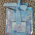 Set of 2 That Mermaid Shine Iridescent Unicorn Cosmetic Makeup Bags New Set