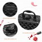 Beauty Cosmetic Makeup Train Case Box Organizer w/ Mirror & Extendable Trays