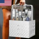 Cosmetic Holder Vanity Case Desktop Makeup Drawer Organiser Box Jewelry Case New