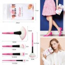 PRO Makeup Brushes Powder Busher Lip Brush with Luxury Bag Beauty Makeup PINK