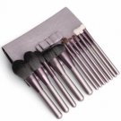 12Pcs Makeup Brushes Cosmetic Lady Lip Eyebrows Powder Foundation Bag Lady Gift