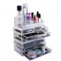 Makeup Jewelry Case Box Cosmetics Organizer 7 Drawer Display Storage