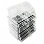 New 3In 1 Acrylic Makeup Case Storage Cosmetics Jewelry Container Display Racks