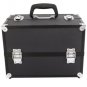 Large Aluminum Makeup Train Case Holder Jewelry Cosmetic Storage Box Lockable