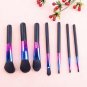 7pcs/set New Colorful Makeup Brushes Facial Makeup Cosmetics Brushes Set S1